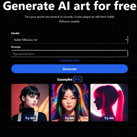 Free AI Art Generator-превью