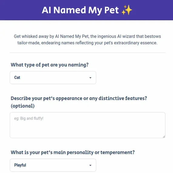 Ai Named My Pet-превью