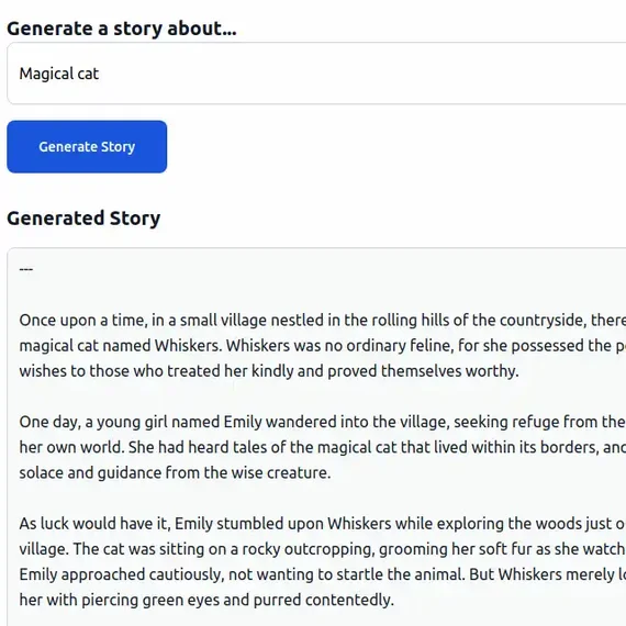 AI Story Generator-превью