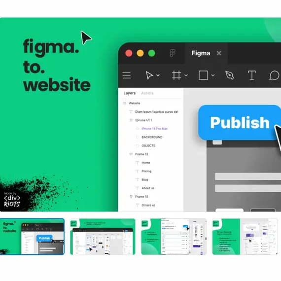 Figma to Website-превью