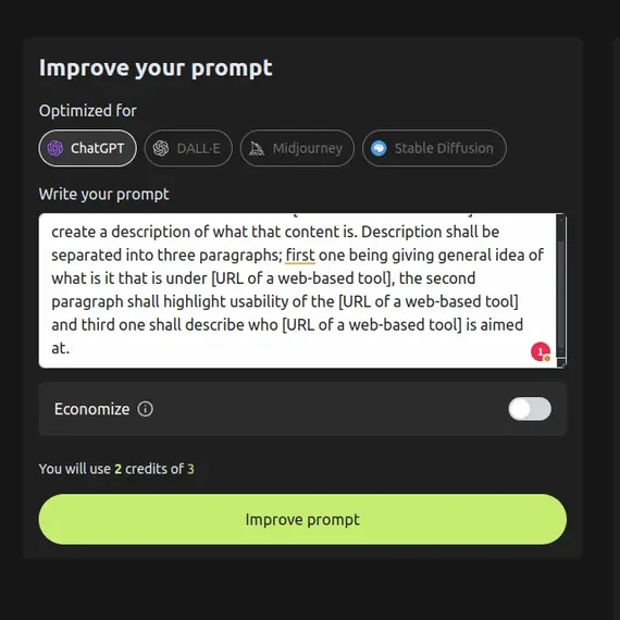 Improve Prompt-превью