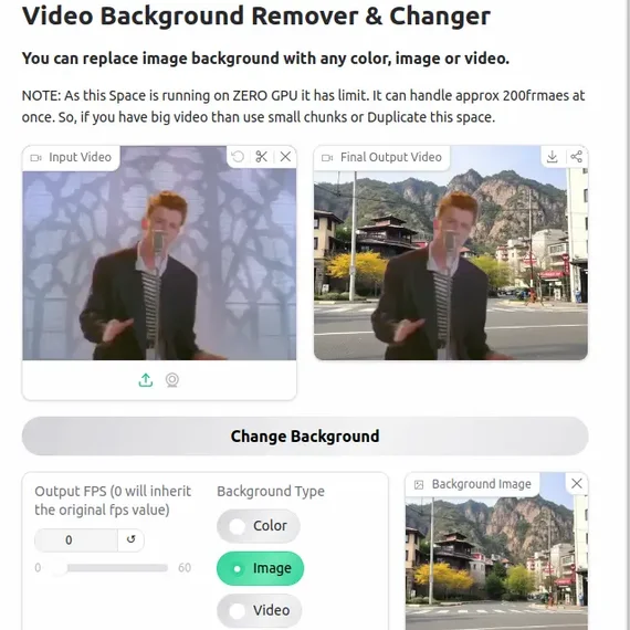 Video Background Removal-превью