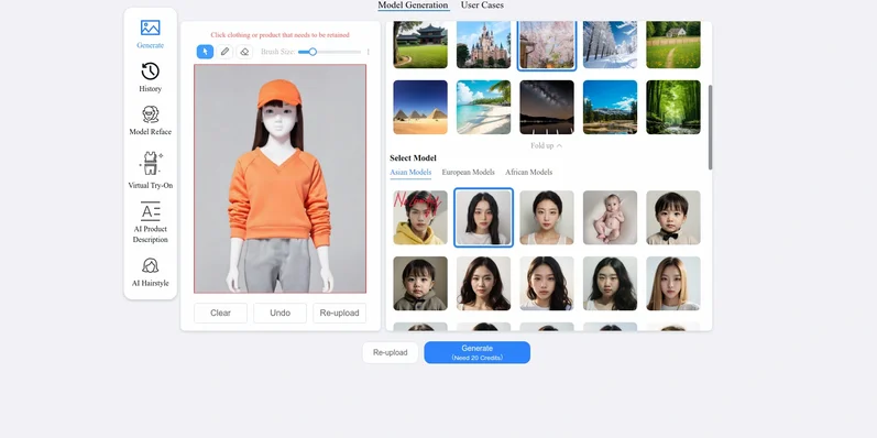 AI Fashion Models-превью