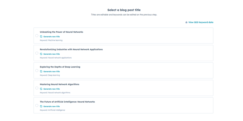 Blog Ideas Generator-превью