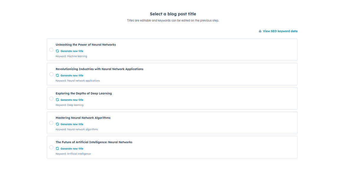 Blog Ideas Generator-превью