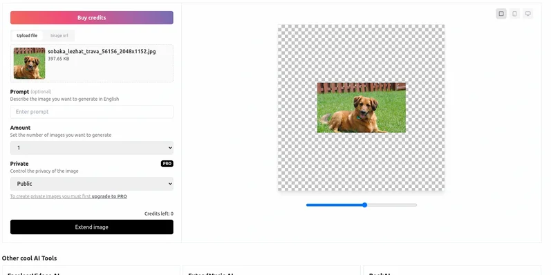 ExtendImage AI-превью