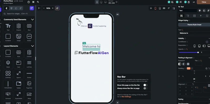 FlutterFlow AI-превью