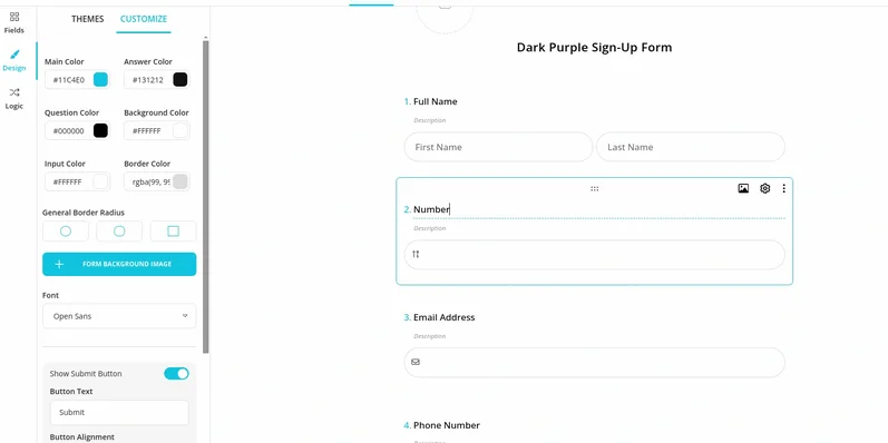 forms app AI-превью