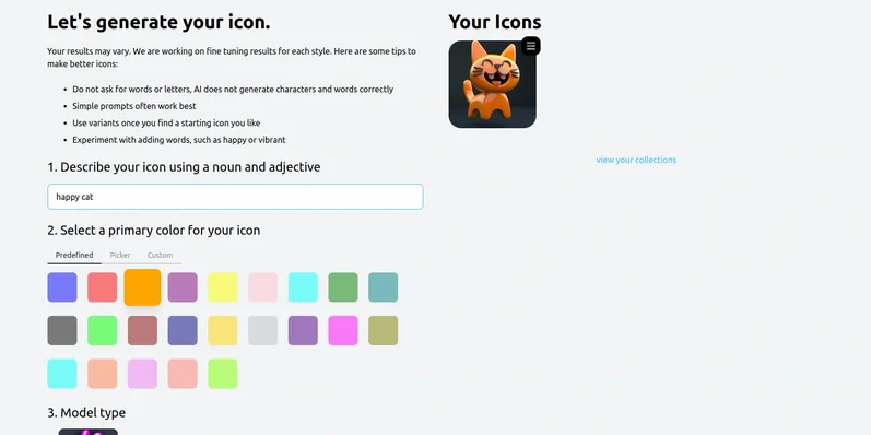 Icon Generator AI-превью
