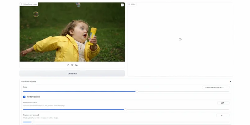 Stable Diffusion Video-превью