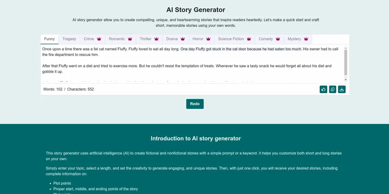 Story Generator-превью