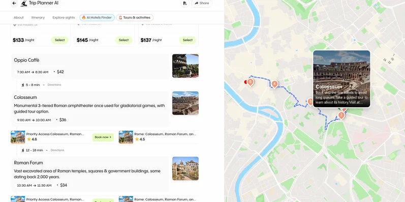 Trip Planner AI-превью