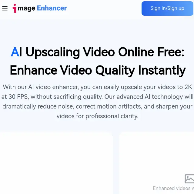 AI Upscaling Video-превью