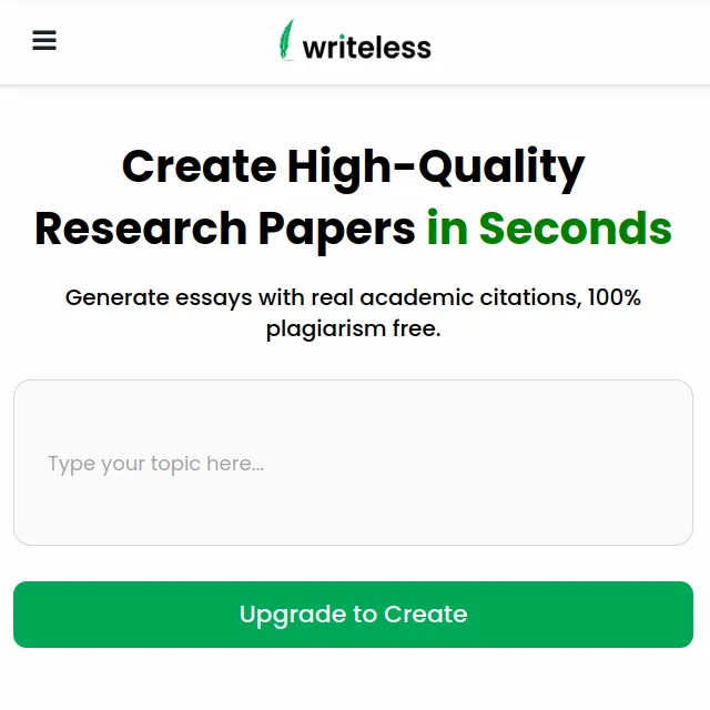 Writeless-превью