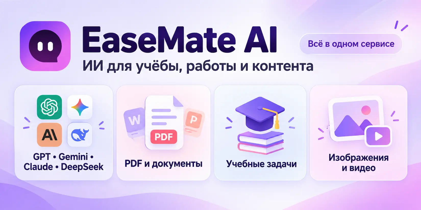 Скриншот ИИ-сервиса EaseMate AI