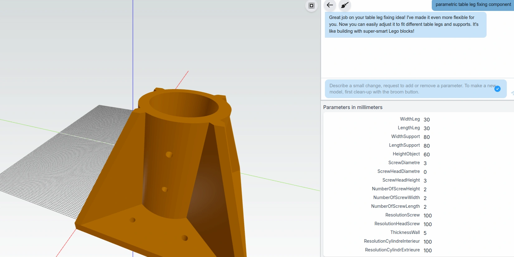 Нейросеть-CAD with AI. Пример-работы