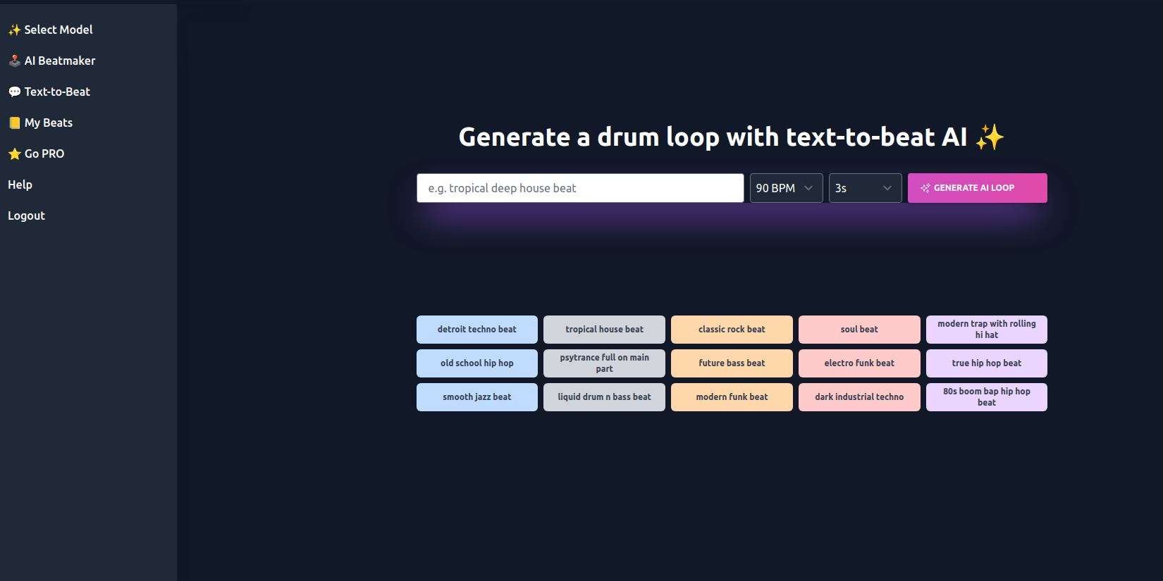 Drumloop AI — Нейросеть делает биты