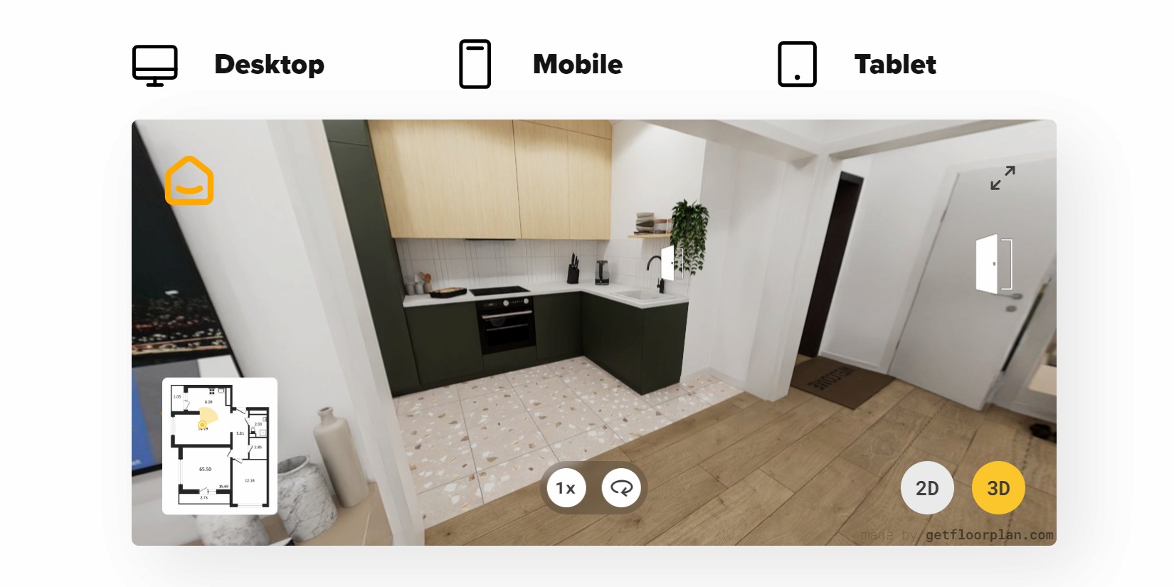 Getfloorplan — Нейросеть для дизайна интерьера онлайн