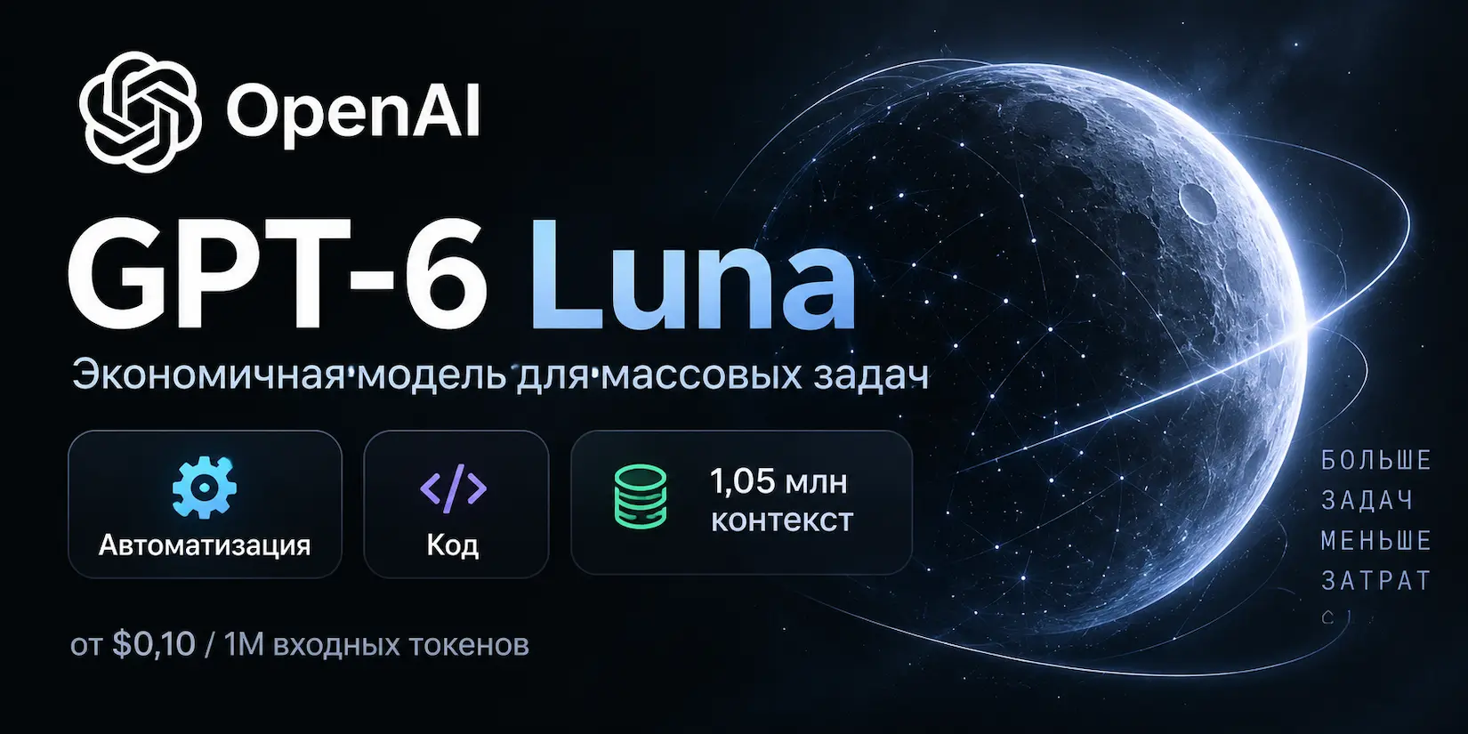 Скриншот ИИ-сервиса GPT‑6 Luna