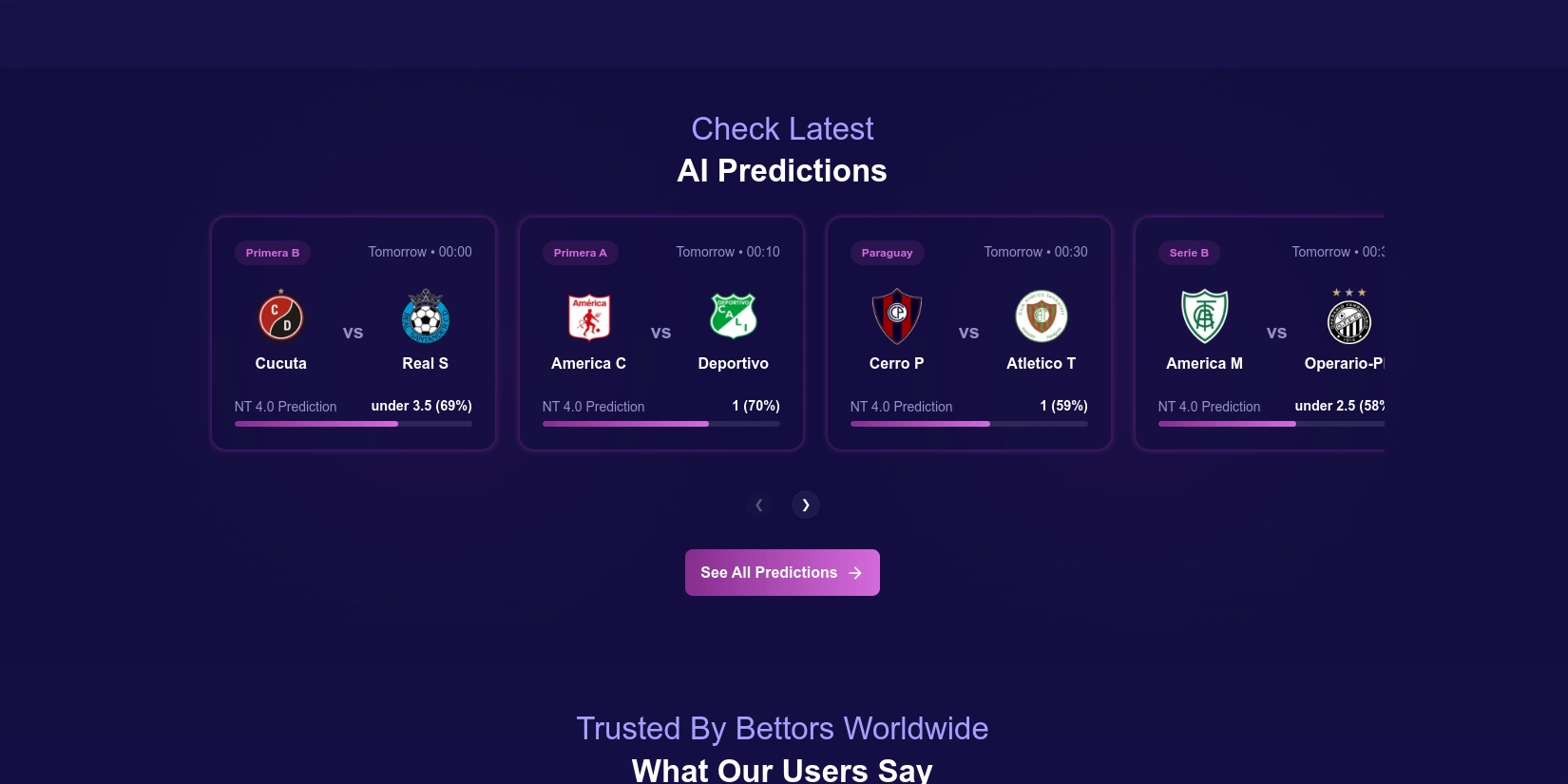 Скриншот ИИ-сервиса NerdyTips AI
