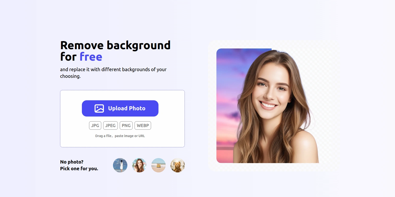 Скриншот ИИ-сервиса Photiu
