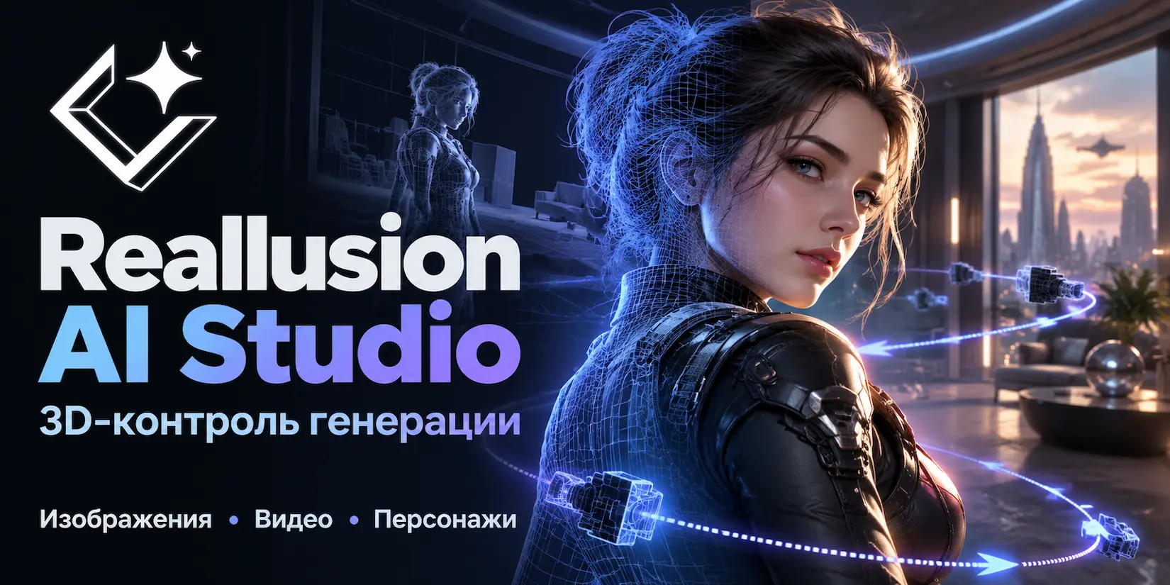 Скриншот ИИ-сервиса Reallusion AI Studio