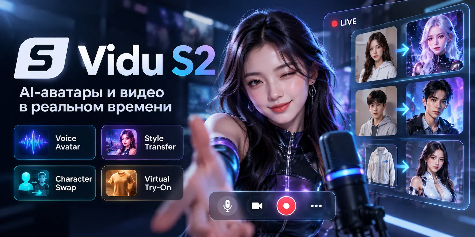 Скриншот ИИ-сервиса Vidu S2