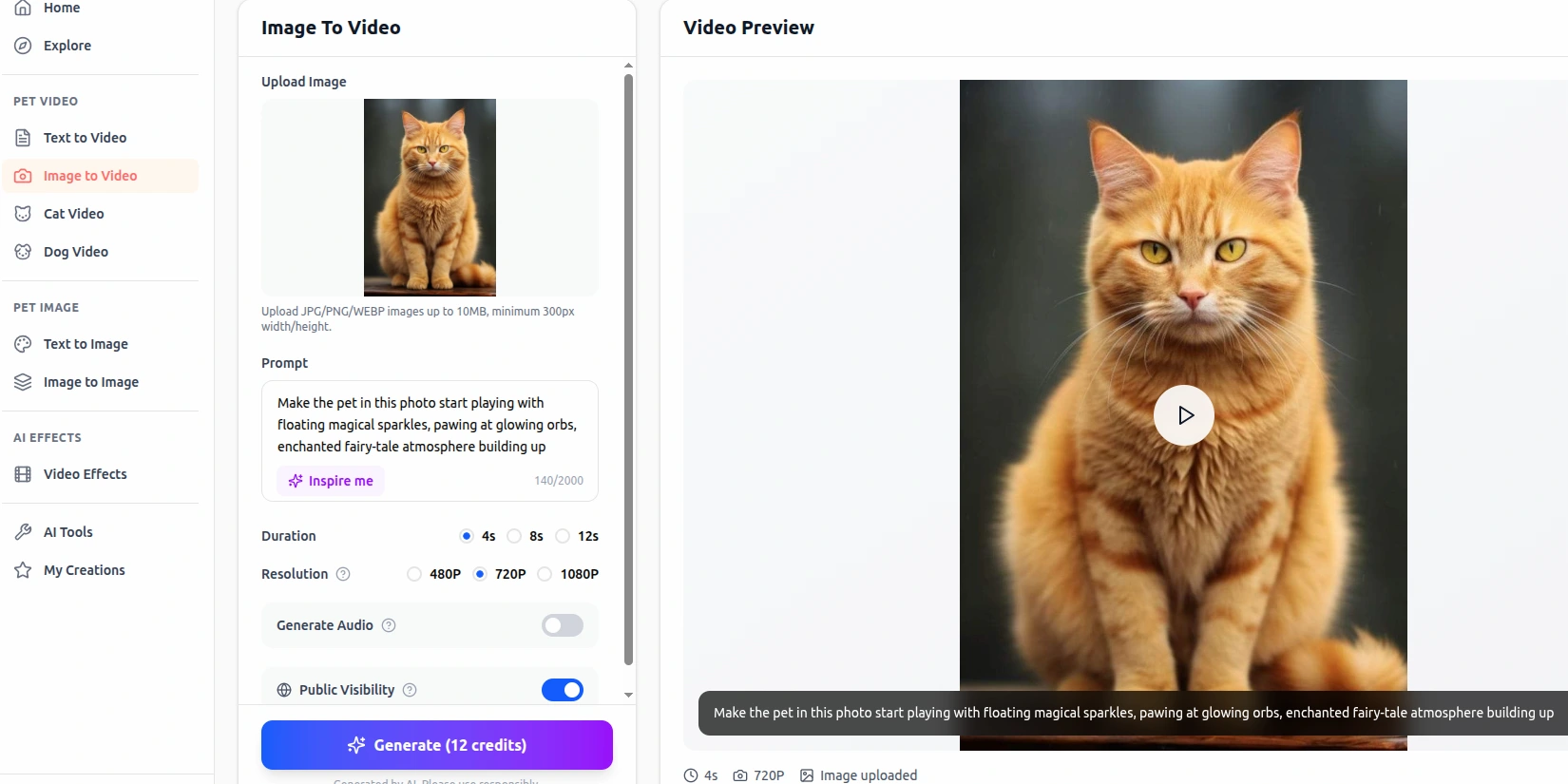 Нейросеть создаёт видео с питомцами по фото