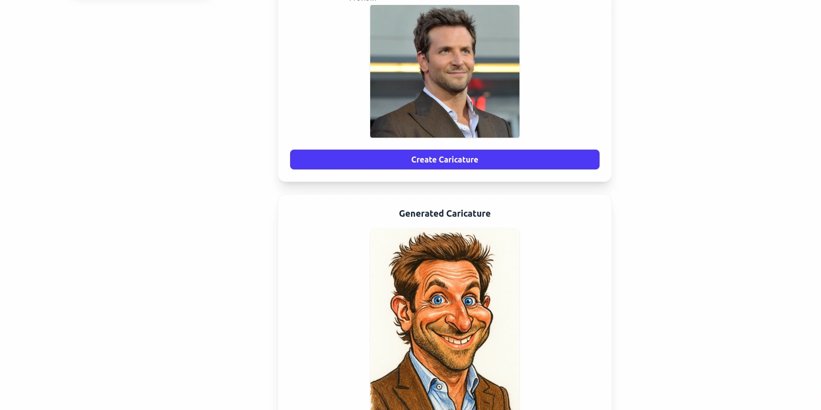 Нейросеть создает карикатуры