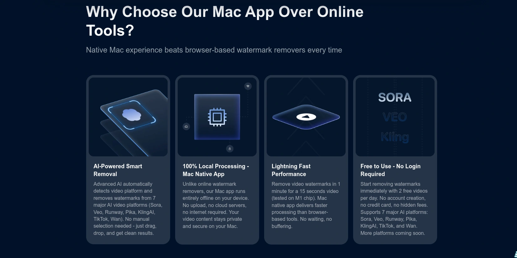 Преимущества сервиса Erase Video AI