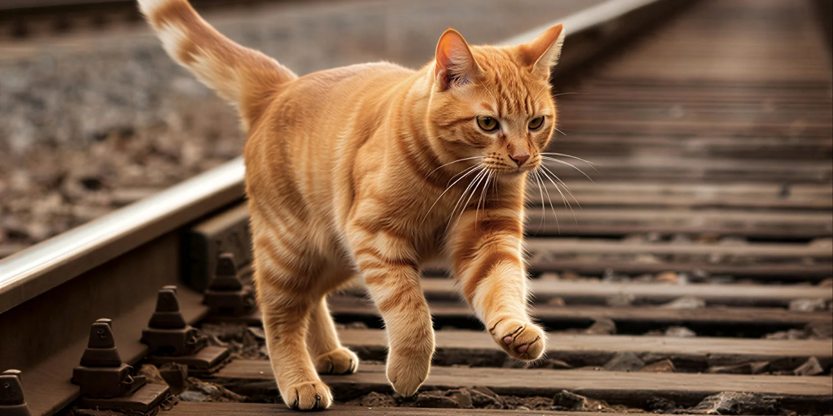 нейросеть kandinsky 5 сгенерировала изображение с бегущим котом