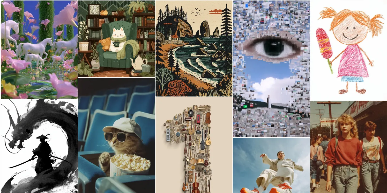 Примеры генерации картинок с помощью нейросети Midjourney