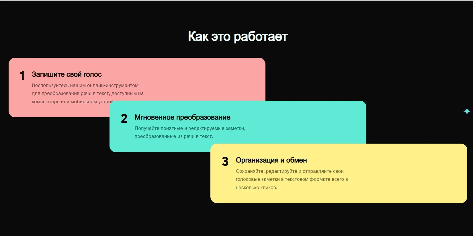 основной принцип работы сервиса
