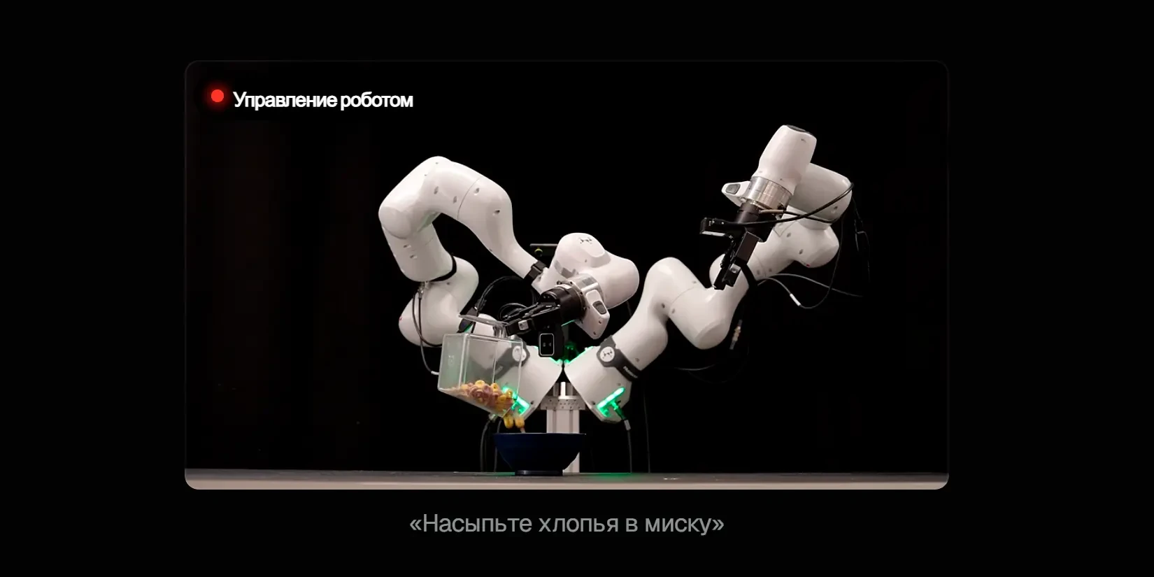 управление роботом