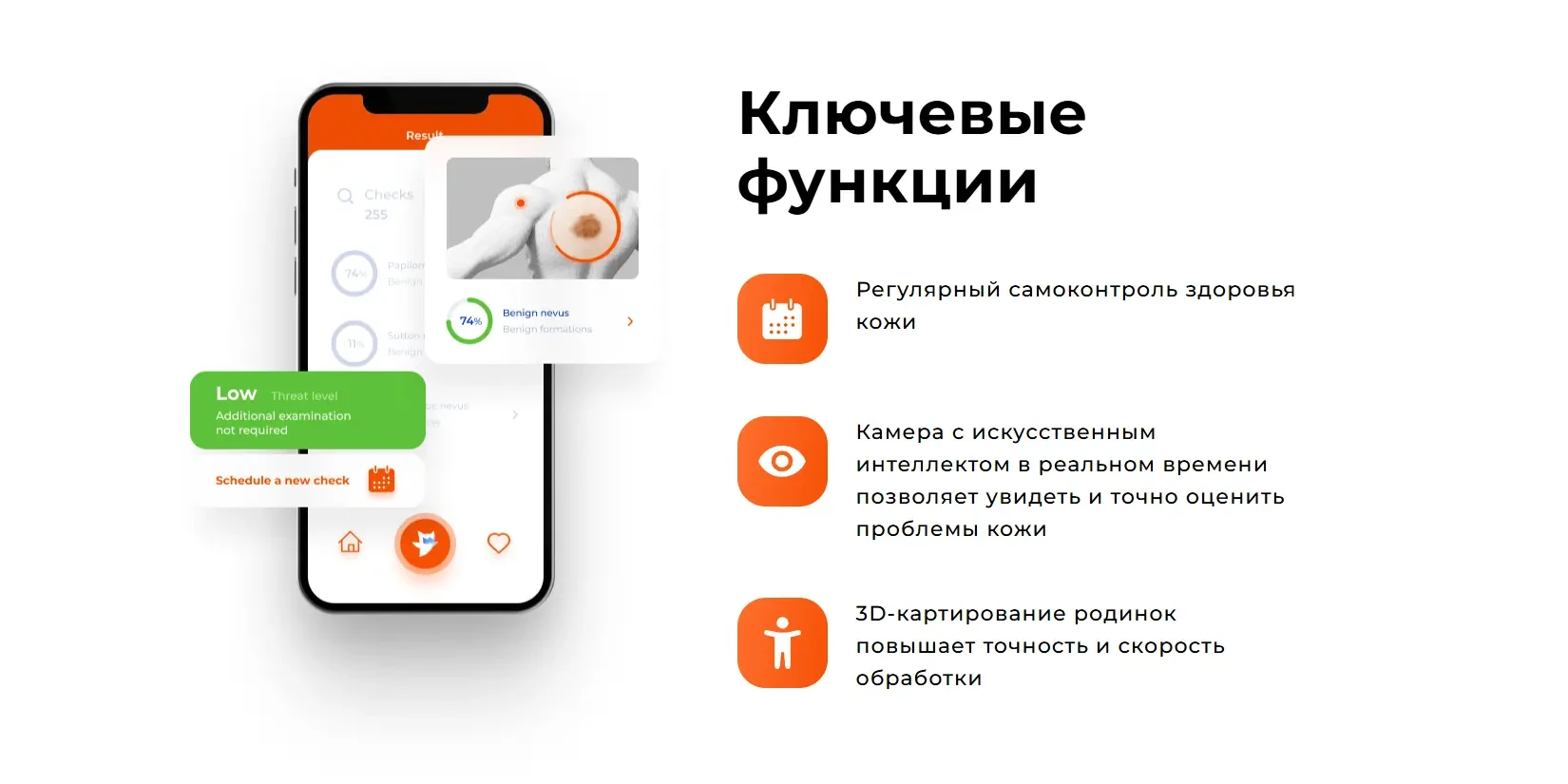 влючевые функции сервиса